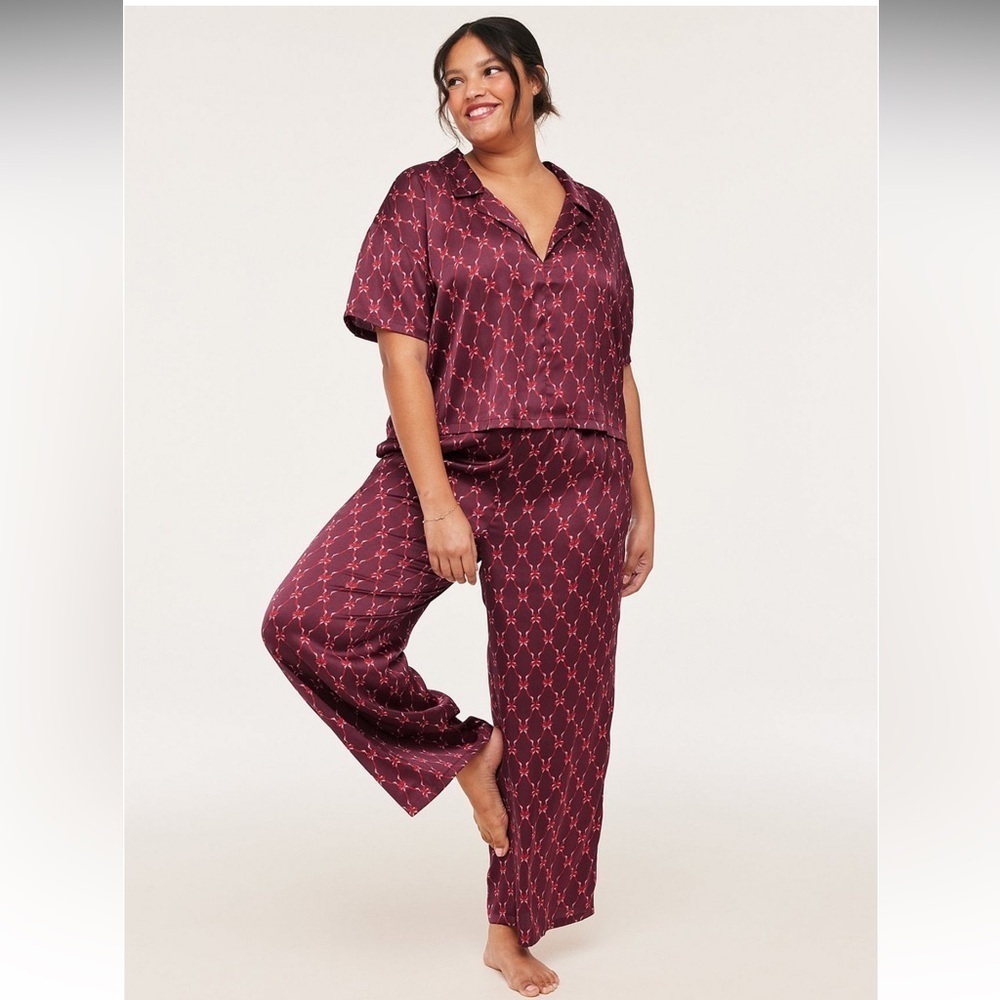 Adore Me bow pajamas sold by Victoria’s Secret